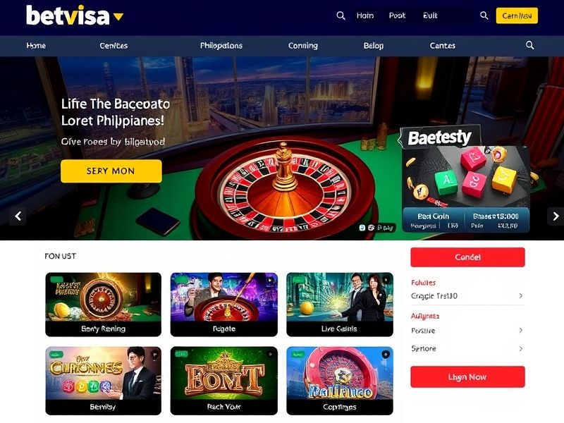 Official promotional website for BetVisa PH - Explore the top online gambling platform in the Philippines offering sports betting, live dealers, casino games and exclusive bonuses. Trusted by 200k+ players since 2018 with provably fair games and 24/7 support.